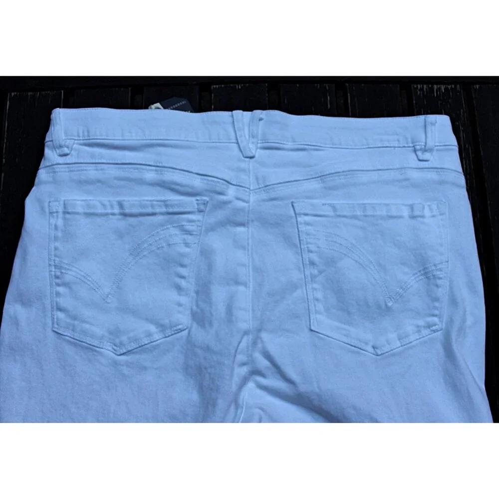 New w/Tags - Democracy Ab-Solution Hi Rise Straight Jeans, Optic White, 18P Plus - Picture 14 of 14